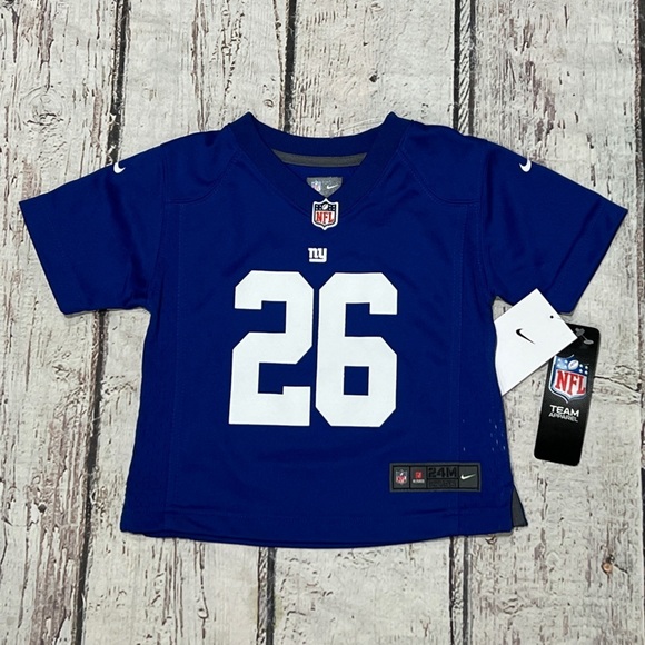 Saquon Barkley New York Giants NFL Football Sports Jersey Youth New 24 Months - Picture 1 of 5